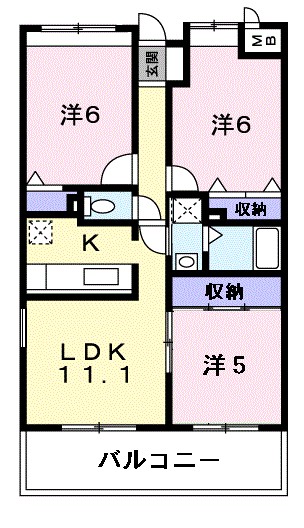 プリュクレール 間取り
