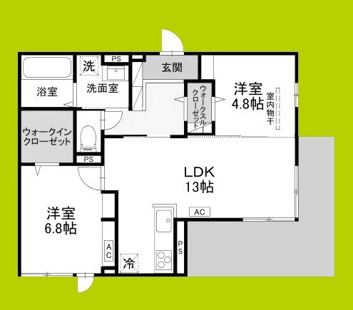 サザンフォート 間取り