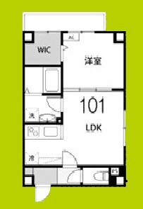 アリビラ鶴橋 間取り図