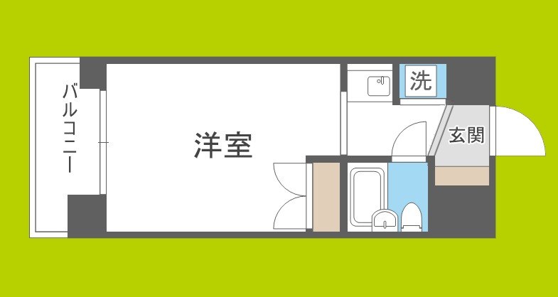 グラン・ピア西道頓 間取り