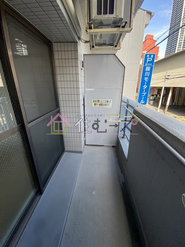 グラン・ピア西道頓 ベランダ