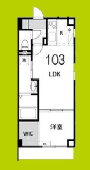 アリビラ鶴橋 間取り図