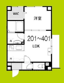 アリビラ鶴橋 間取り図