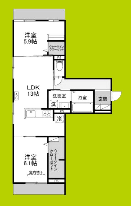 サザンフォート 間取り