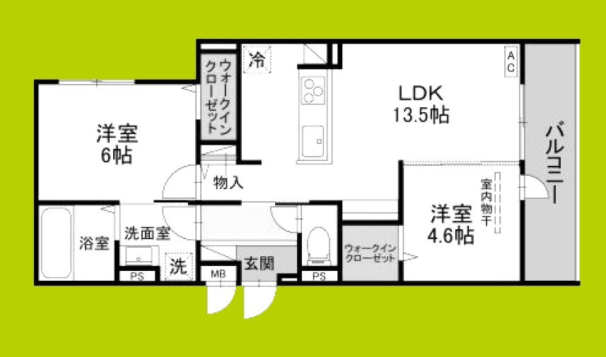 サザンフォート 間取り