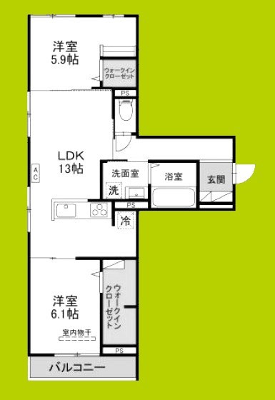サザンフォート 間取り