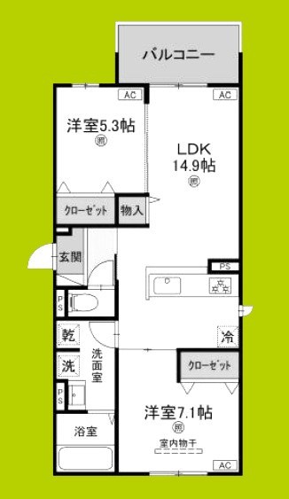 D-residence香里新町 間取り