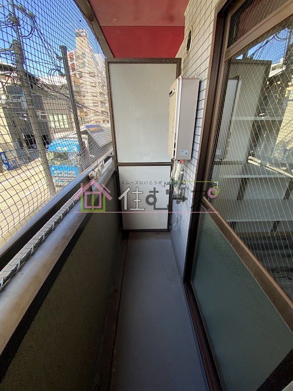 大国町池田マンション ベランダ
