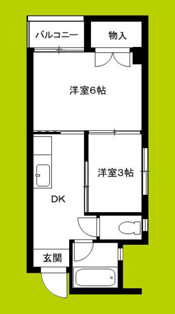 竹綱マンション 間取り
