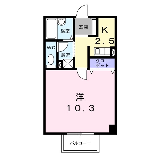 ソレアードⅡ 間取り