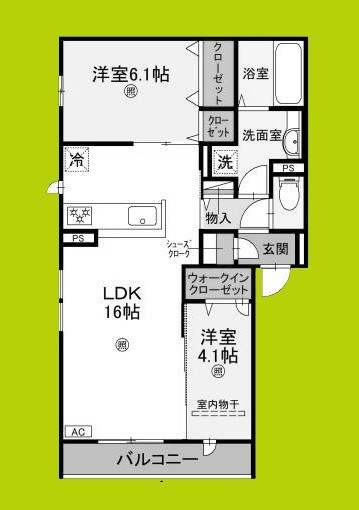 Sunrene三国ヶ丘 間取り