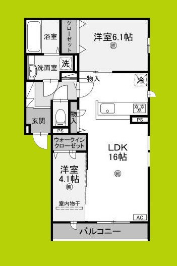 Sunrene三国ヶ丘 間取り