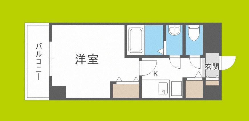 ドミール谷町 間取り