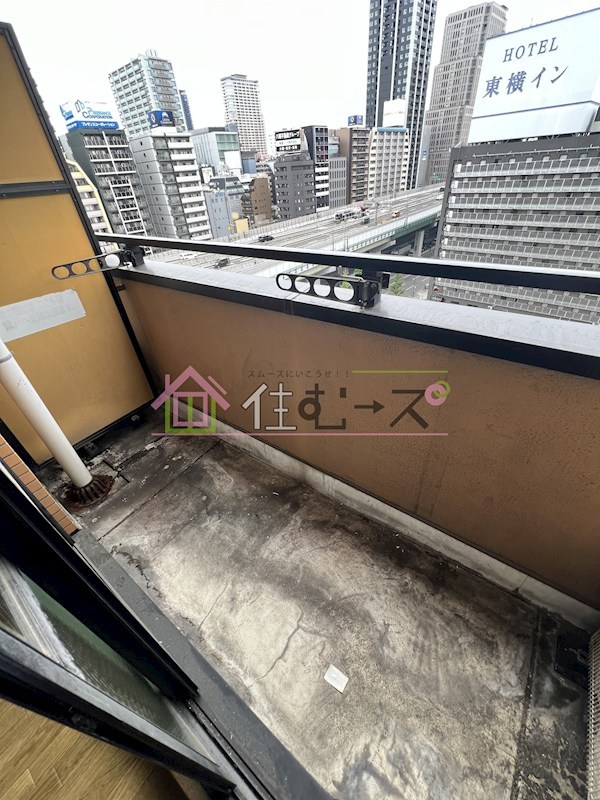 ドミール堺筋本町 ベランダ