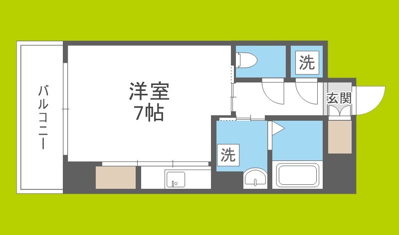 ジュネーゼグラン上本町 間取り