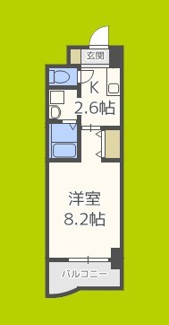 ローズコーポ本町 間取り