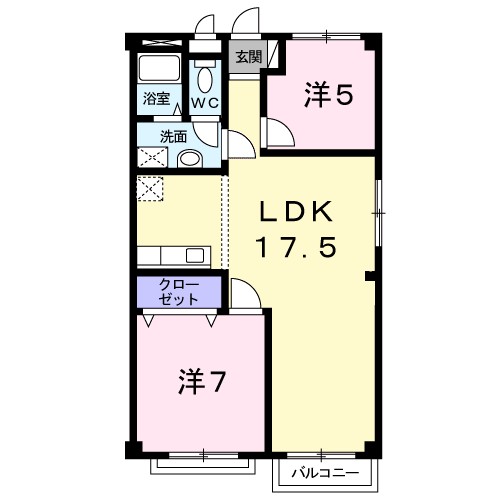 サンメゾン（Ⅰ） 間取り