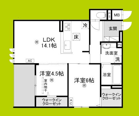 OKAYAMATE嘉平 間取り