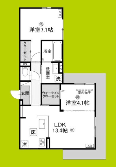 OKAYAMATE嘉平 間取り