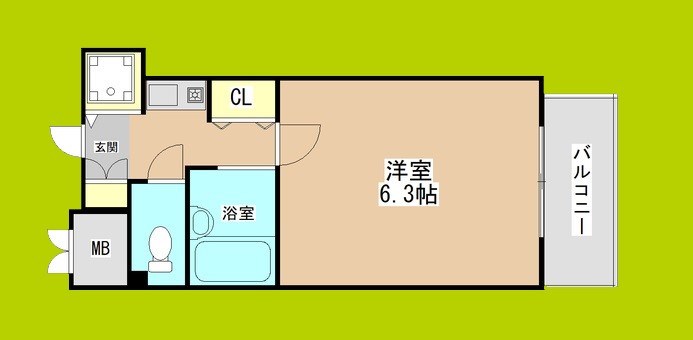 プレサンス難波WEST 間取り