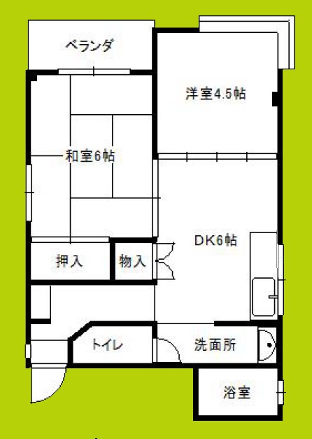 トラスティ浜口 間取り