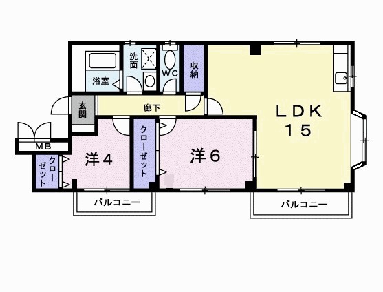 リバティコーポカズ 間取り