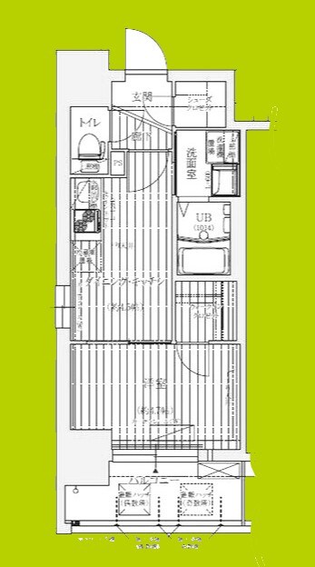 ワールドアイ大阪West Gate 間取り