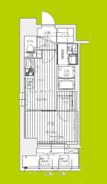 ワールドアイ大阪West Gate 間取り