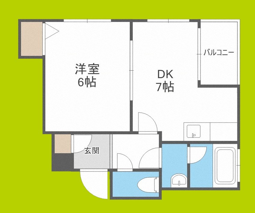 長居大発マンション 間取り