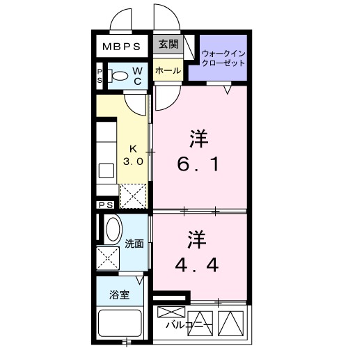 クレメントハウス 間取り