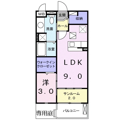 ベル・アージュⅠ番館 間取り