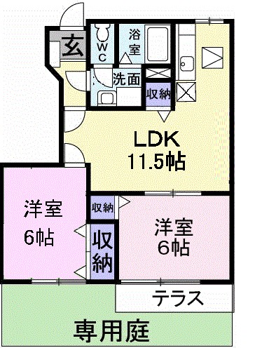 クレスト菱木 間取り