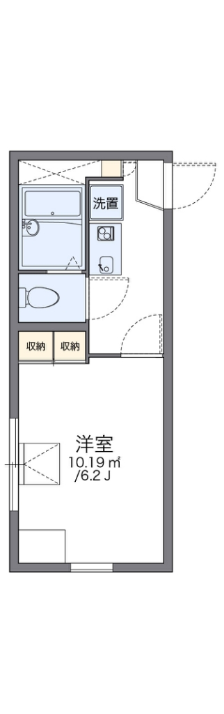 レオパレスラピスラズリ 間取り