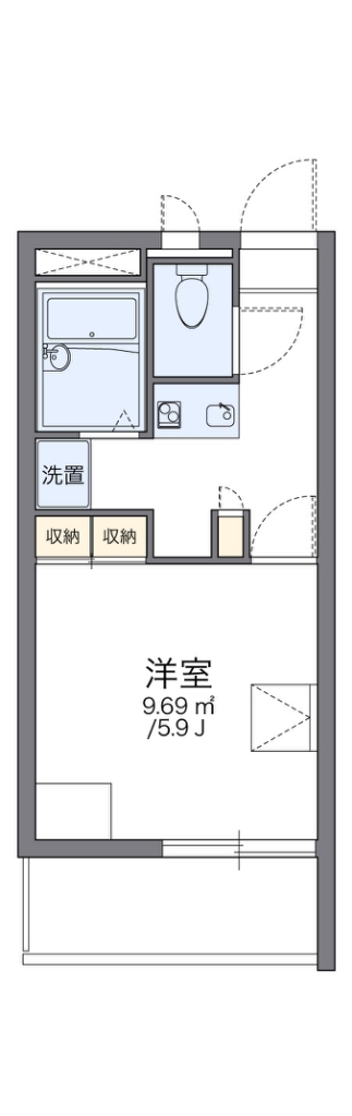 レオパレスグランデ泉Ａ 間取り