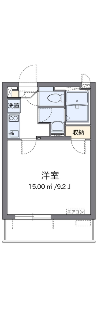クレイノ長居公園Ⅱ 間取り