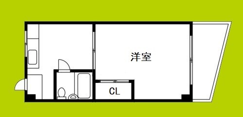 ハイツ上新第一下新庄 間取り