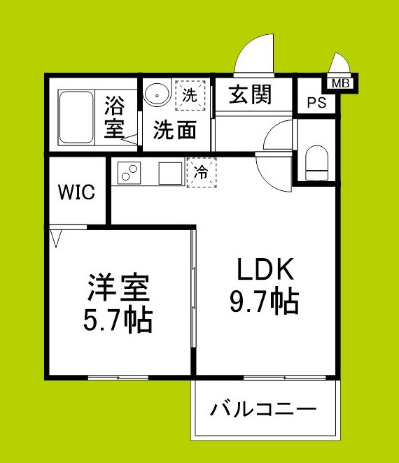 フジパレスさつき 間取り
