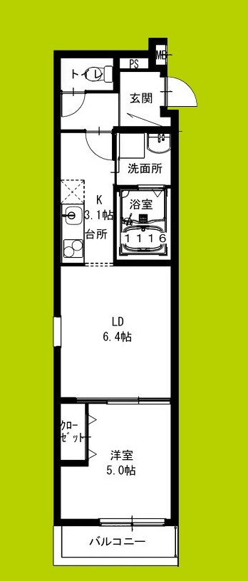 フジパレス俊徳道駅西 間取り