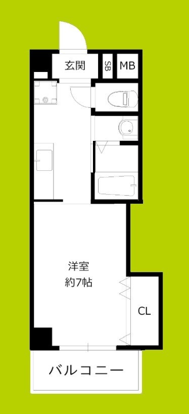 ロジュマン上本町 間取り