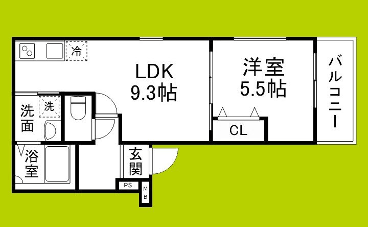 （仮称）フジパレス北田辺六丁目 間取り