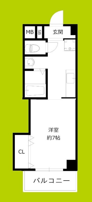 ロジュマン上本町 間取り
