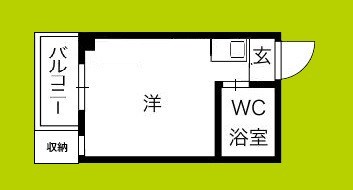 JPアパートメント港Ⅴ 間取り