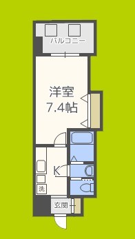 Luxe天王寺　 間取り