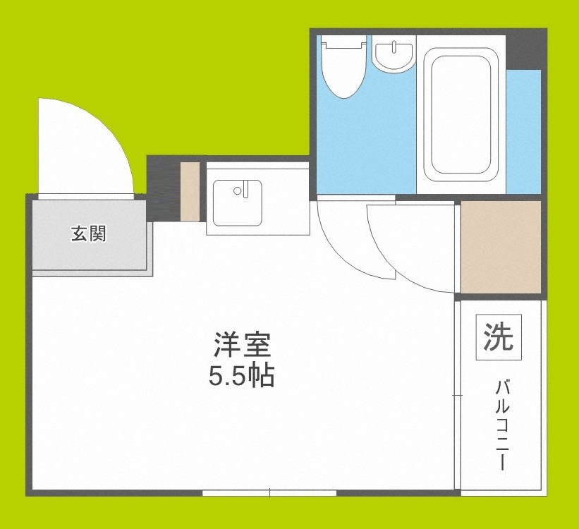 ソレイユ朝潮 間取り