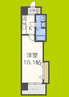 Luxe天王寺　 間取り