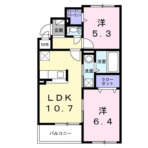 アーバンリオグランデ池田 間取り