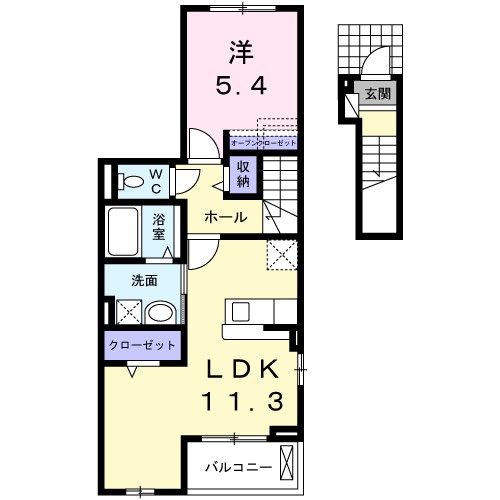 ラ　サクセション宝塚 間取り