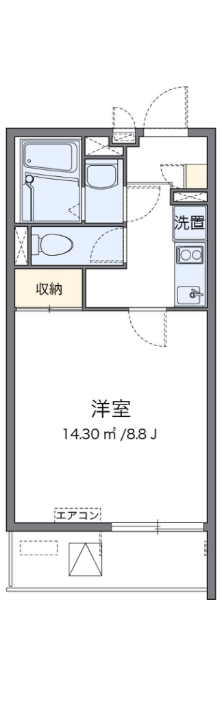 クレイノ大物 間取り