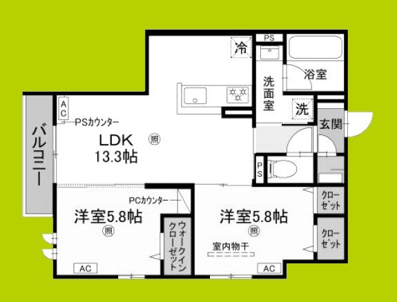 クラシスト高殿 間取り