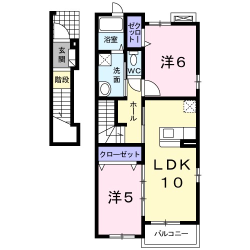 フィオーレ・Ｒ 間取り